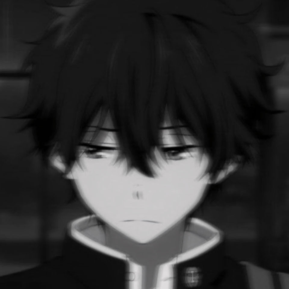 avatar anh anime nam buon den trang 960px 960px avatar 1