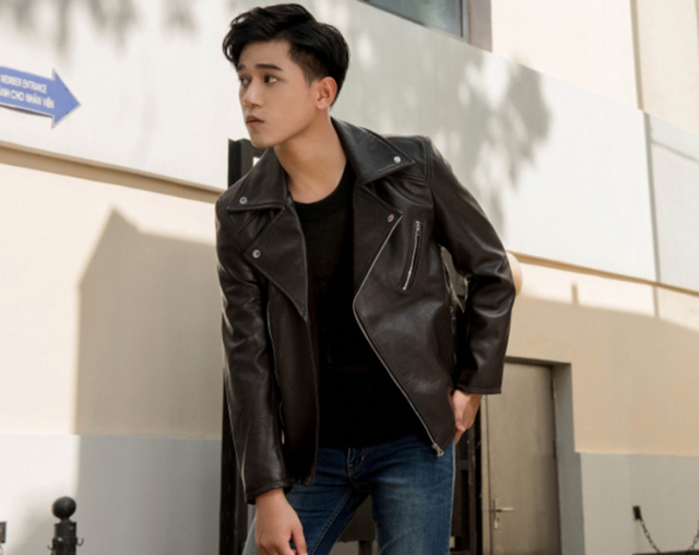 Jacket da mang đến cho phái nam vẻ ngoài lãng tử, phong trần. Ảnh: Internet