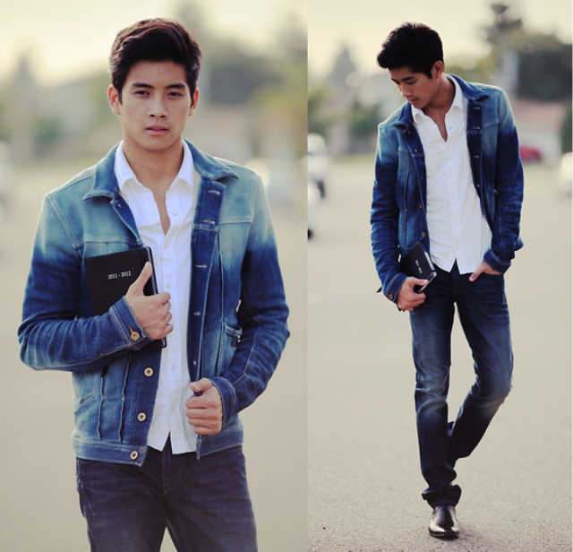Đi bar quẩy cùng áo khoác jacket jean denim siêu chất. Ảnh: Internet