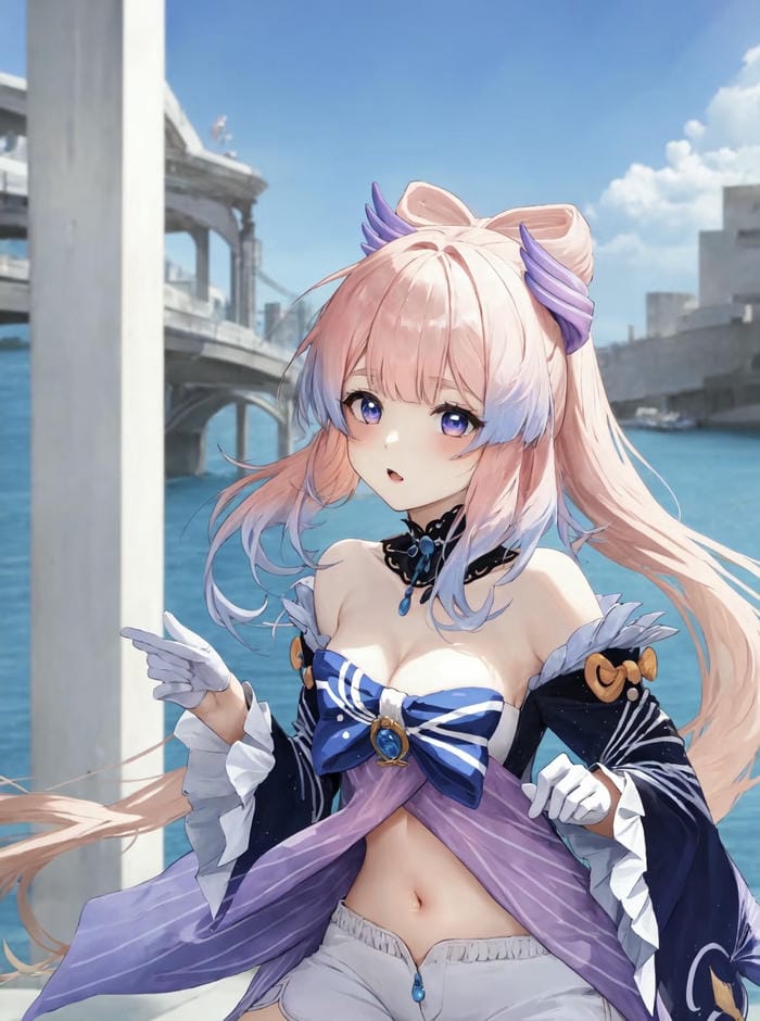 ảnh anime girl đáng yêu tròn trịa