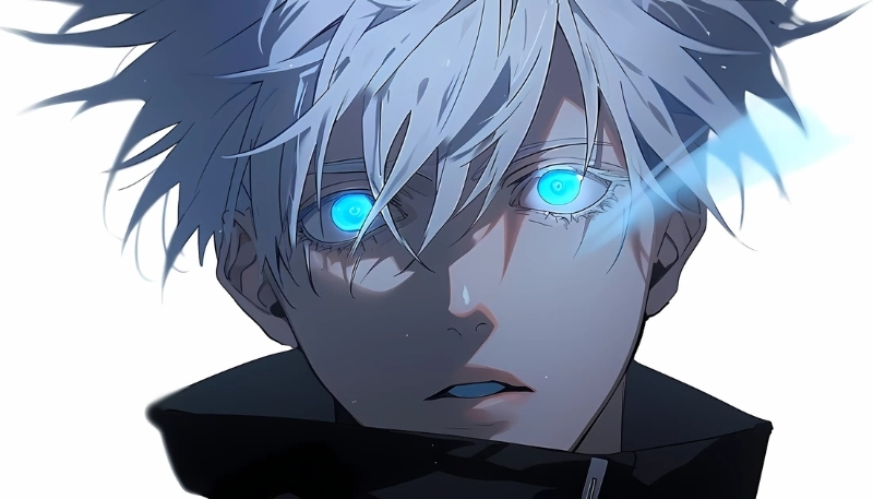 Wallpaper Gojo băng giá siêu đẹp sắc nét cho PC