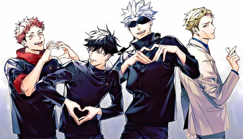 Ảnh bìa Gojo và học trò hài hước ngọt ngào cho PC