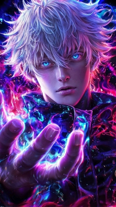 Nền Gojo 3D cực sống động siêu đẹp cho điện thoại