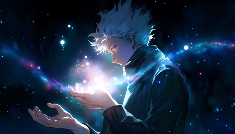 Tấm nền Gojo 3D đẹp đỉnh cao cực chất cho máy tính