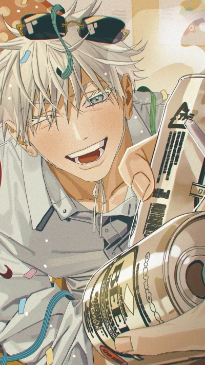 Phông nền Gojo ngọt ngào dễ thương 4K cho mobile