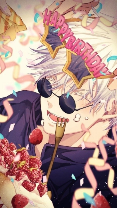 Background Gojo cute đáng yêu cực đẹp cho máy