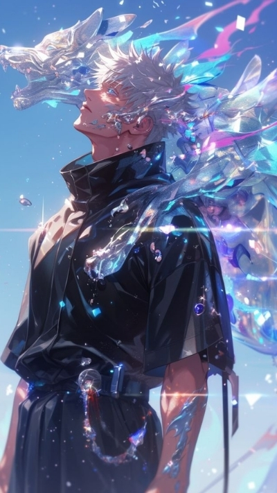 Nền Gojo 4K tuyệt đẹp sắc nét cho dế yêu