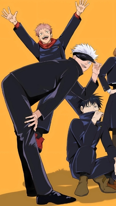 Nền Gojo hài hước lém lỉnh ngộ nghĩnh cho điện thoại