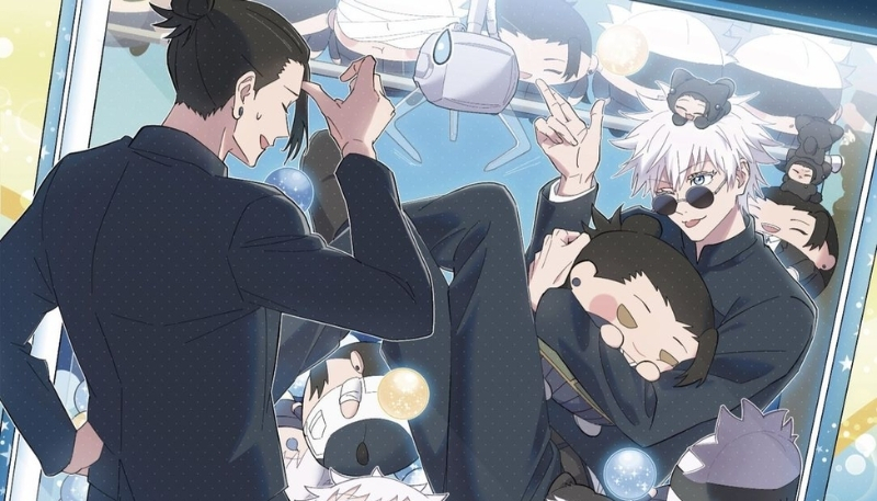 Ảnh bìa Gojo ngộ nghĩnh vui nhộn cực ấn tượng cho PC