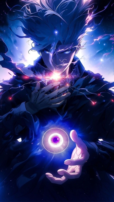 Phông nền Gojo chiến đấu kịch tính đầy cuốn hút cho mobile