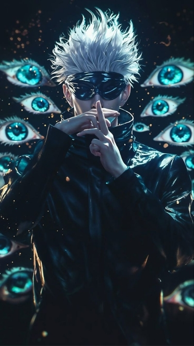 Hình trang trí Gojo chiến đấu dữ dội ấn tượng cho điện thoại