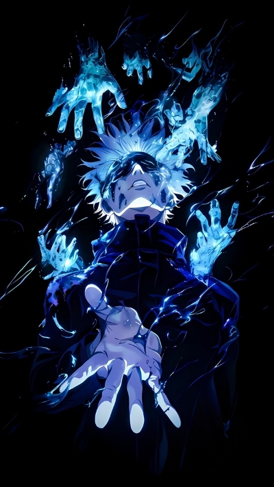 Tấm nền Gojo chiến đấu mãnh mẽ cực đẹp cho mobile