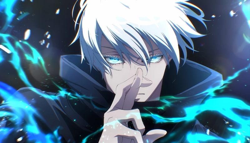 Tấm nền Gojo chiến đấu oai phong cực chất cho máy tính