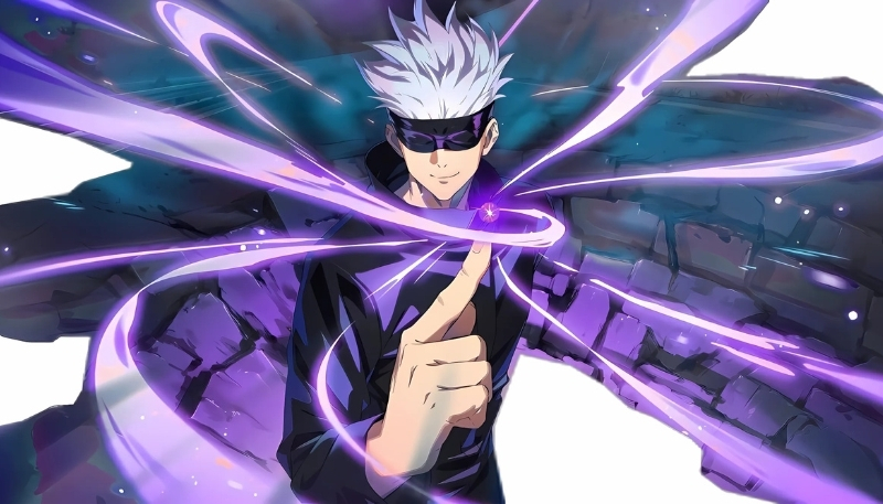 Hình ảnh Gojo chiến đấu mạnh mẽ cực nét cho PC