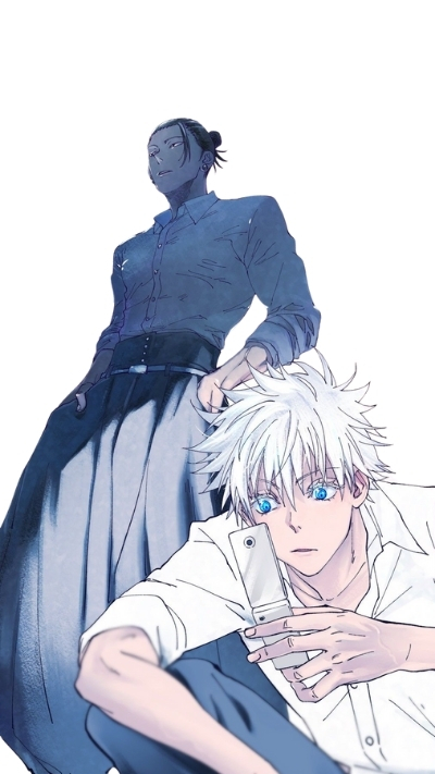 Ảnh nền Gojo cùng bạn bè dễ thương đáng yêu cho smartphone