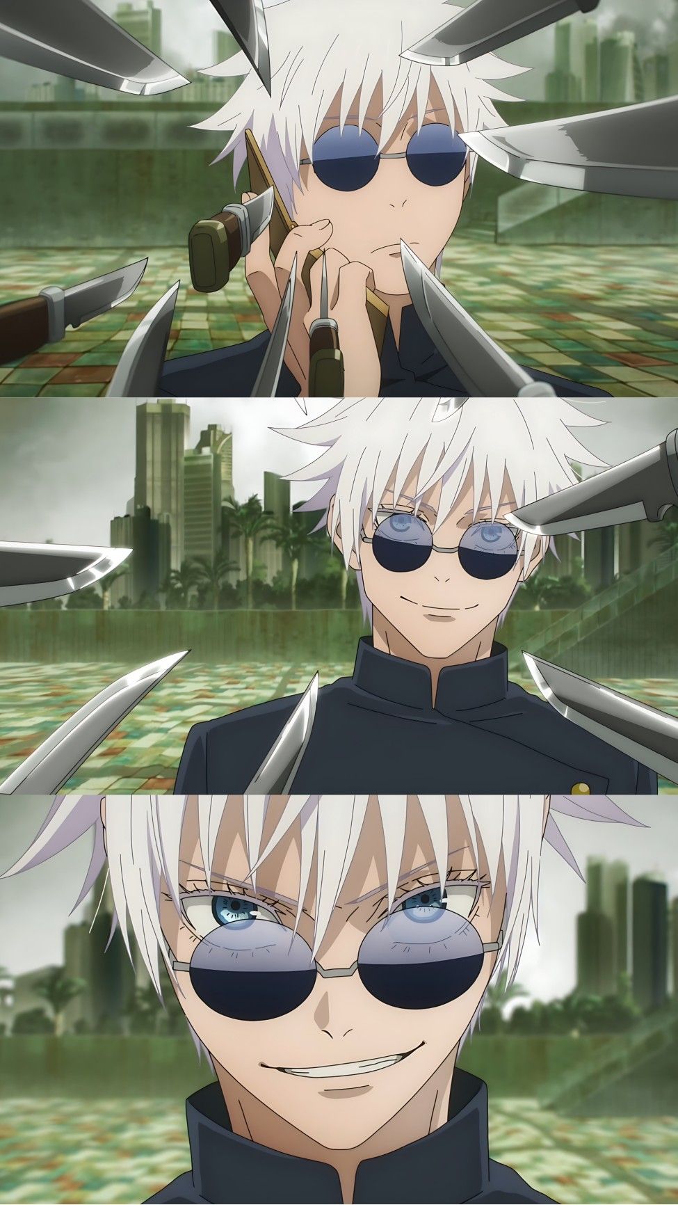 Ảnh nào của Gojo cũng auto thành hình nền