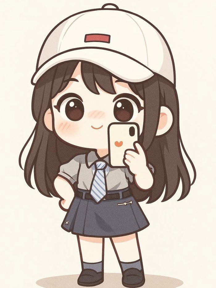 Hình ảnh học sinh nam chibi phong cách đáng yêu