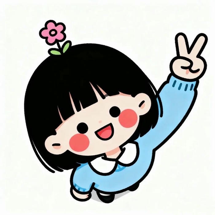 Ảnh học sinh nữ chibi xinh xắn đáng yêu