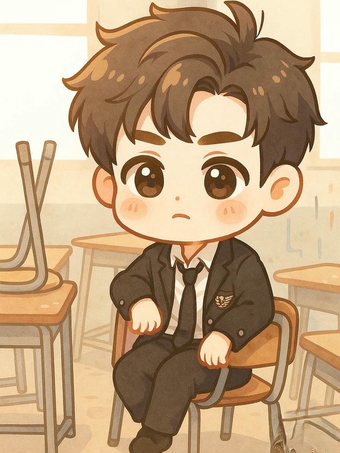 Hình ảnh học sinh chibi dễ thương sinh động