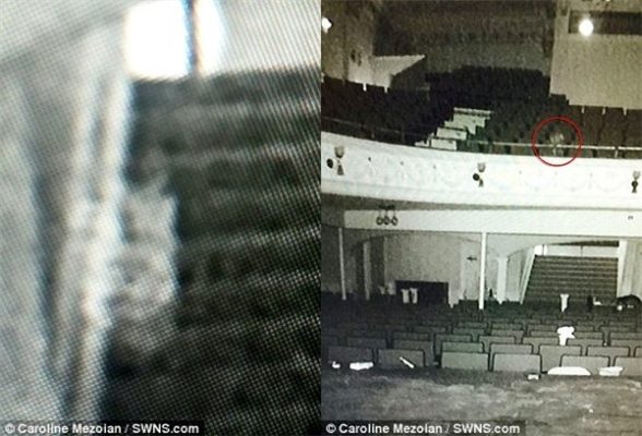 Bóng ma nữ danh ca chết tại nhà hát hiện lên rõ như ban ngày