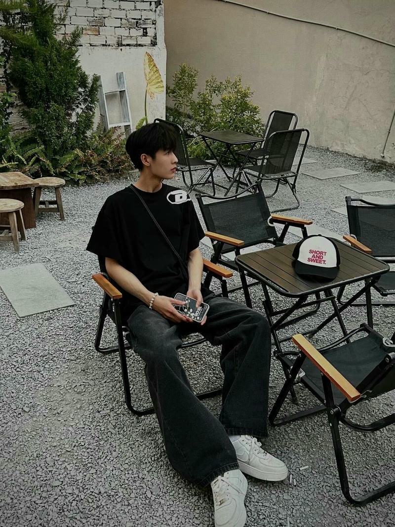 Phong cách năng động của hình ảnh trai phố trẻ trung