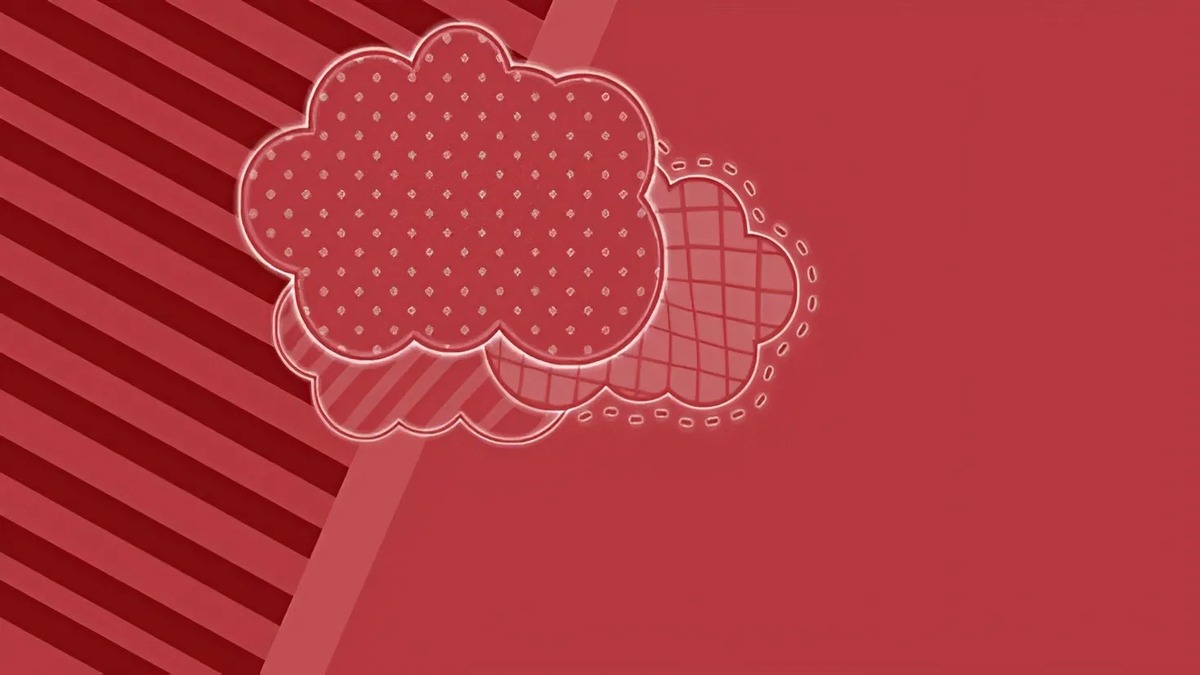 Background cute màu đỏ may mắn