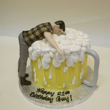 Hình ảnh bánh sinh nhật bựa