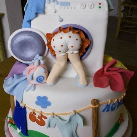 Hình ảnh bánh sinh nhật bựa