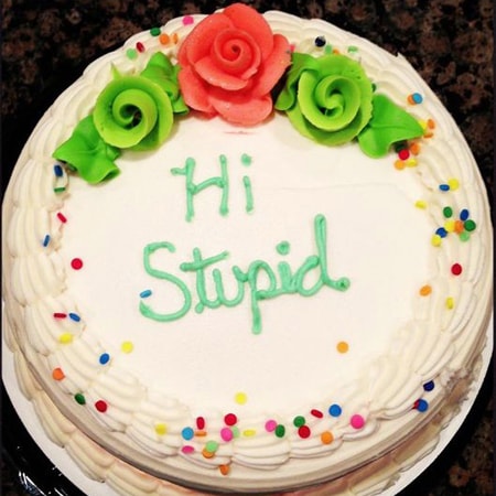 Hình ảnh bánh sinh nhật bựa