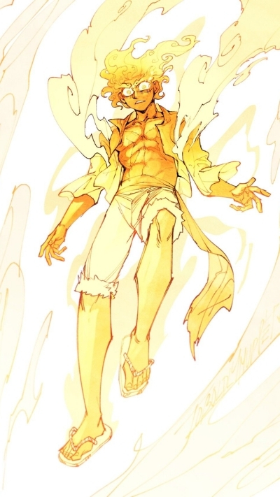 Hình ảnh Luffy Gear 5 Nika 8K