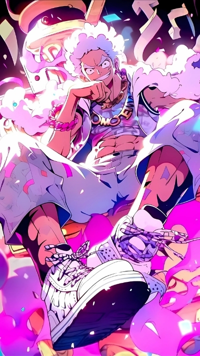 Hình ảnh Luffy Gear 5 kịch tính Full HD