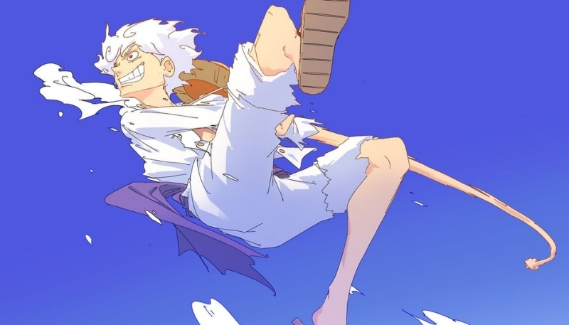 Wallpaper Luffy Gear 5 ngầu 4K cho máy tính