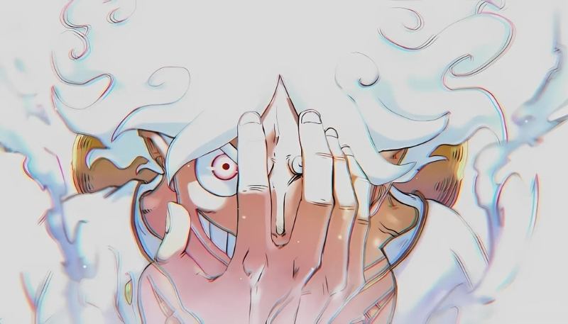 Ảnh nền Luffy Gear 5 ngầu Full HD đẹp