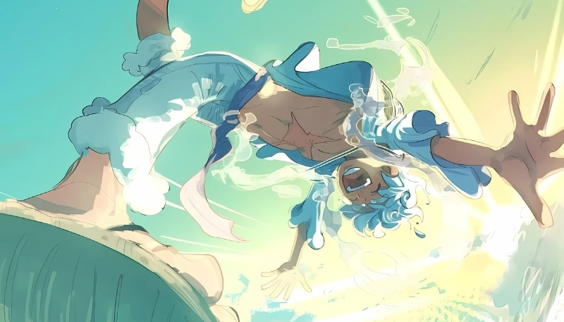 Hình nền Luffy Gear 5 cho máy tính