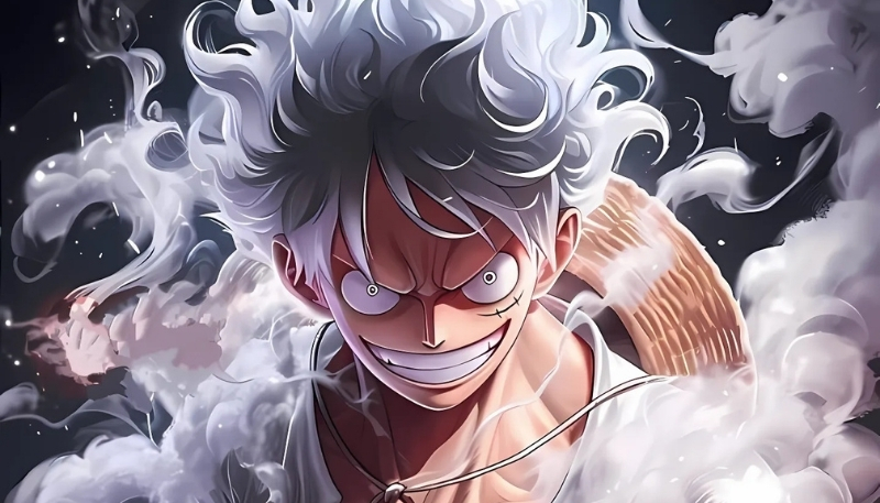 Wallpaper Luffy Gear 5 ngầu 3D PC