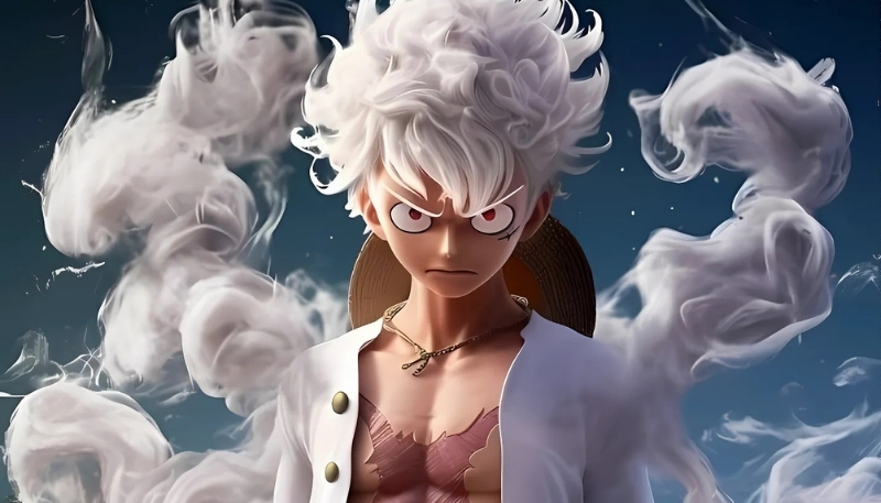 Hình nền Luffy Gear 5 cực ngầu 3D