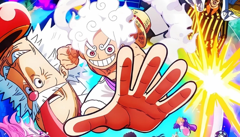 Ảnh nền Luffy Gear 5 và đồng đội 4K PC