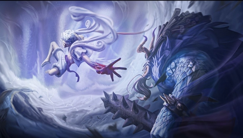 Hình nền Gear 5 Luffy chiến đấu với Kaido 4K