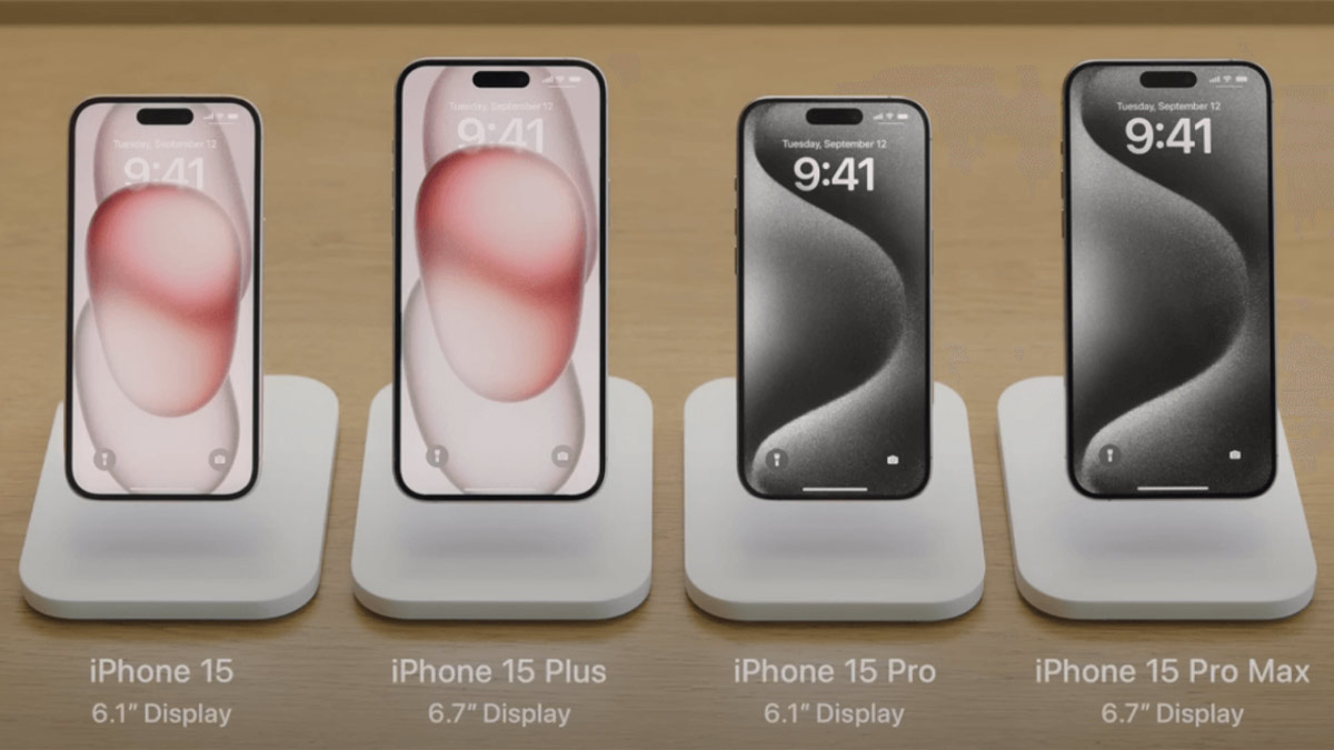 Các kích thước hình nền iPhone 15 Plus/Pro/Pro max