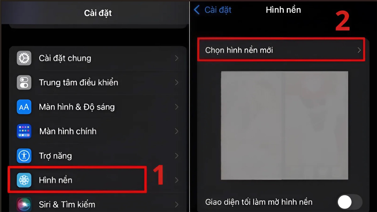 Hướng dẫn cách tải và cài đặt hình nền iPhone 15 chất lượng bước 1
