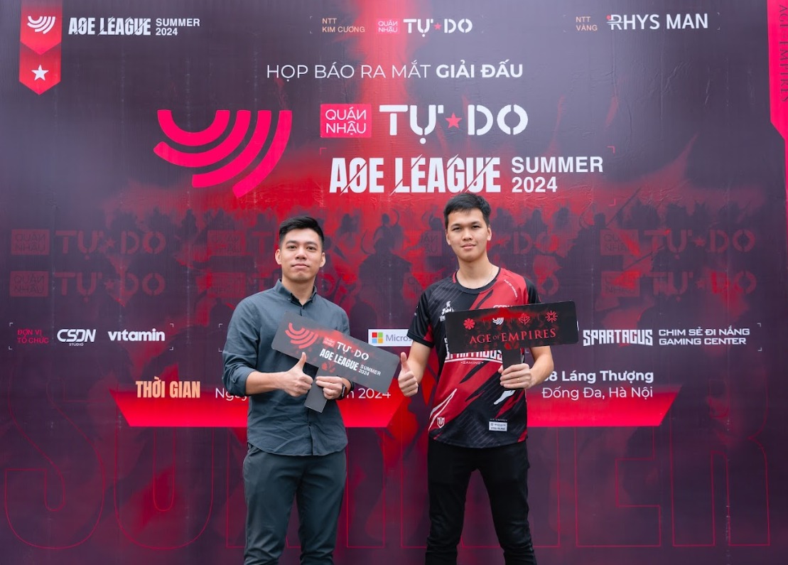 Những Hình ảnh đẹp Tại Lễ Họp Báo Ra Mắt Giải Quán Nhậu Tự Do Aoe League Summer 2024