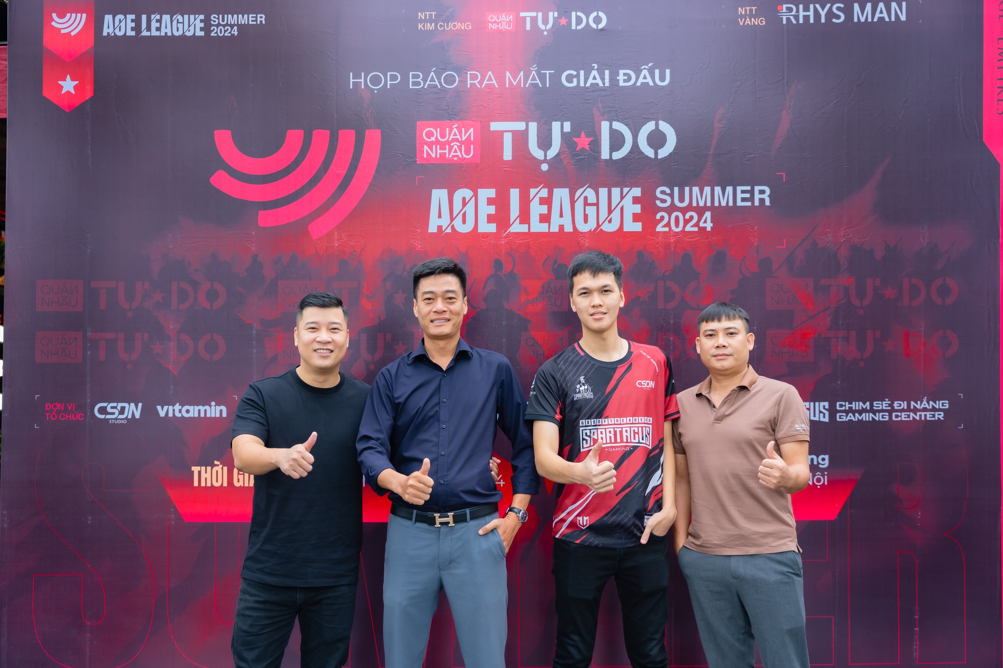 Những Hình ảnh đẹp Tại Lễ Họp Báo Ra Mắt Giải Quán Nhậu Tự Do Aoe League Summer 2024