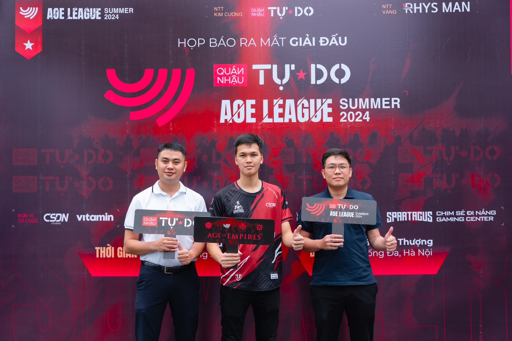 Những Hình ảnh đẹp Tại Lễ Họp Báo Ra Mắt Giải Quán Nhậu Tự Do Aoe League Summer 2024