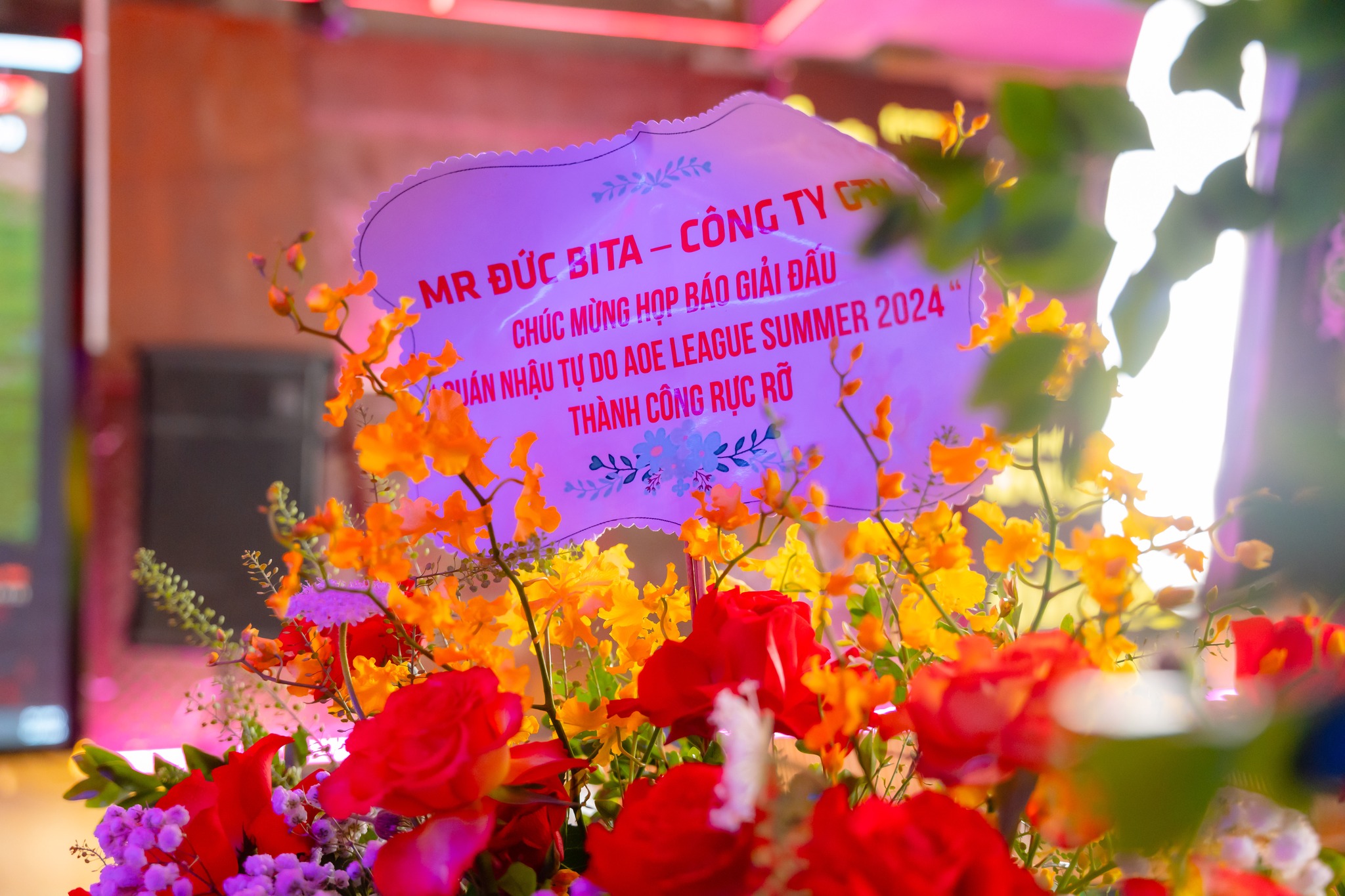 Những Hình ảnh đẹp Tại Lễ Họp Báo Ra Mắt Giải Quán Nhậu Tự Do Aoe League Summer 2024