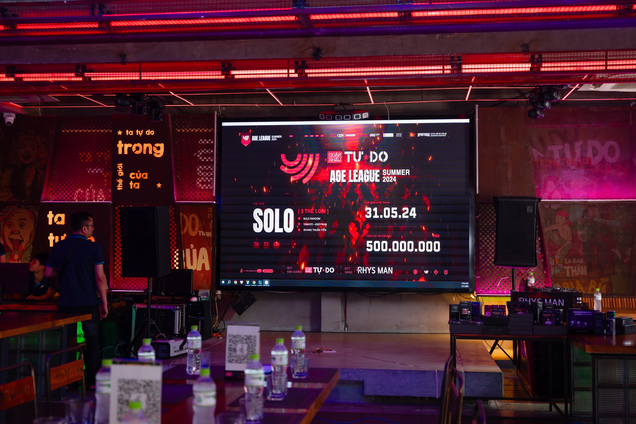 Những Hình ảnh đẹp Tại Lễ Họp Báo Ra Mắt Giải Quán Nhậu Tự Do Aoe League Summer 2024