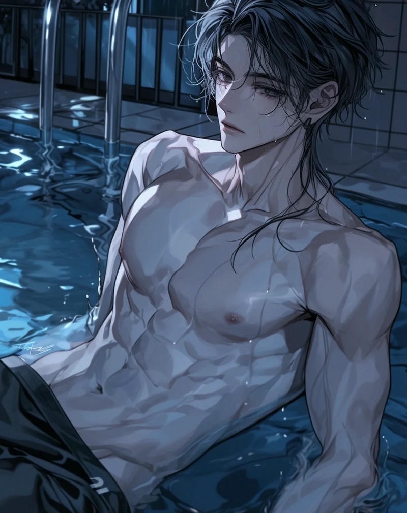 gái anime khoả thân khoe mông