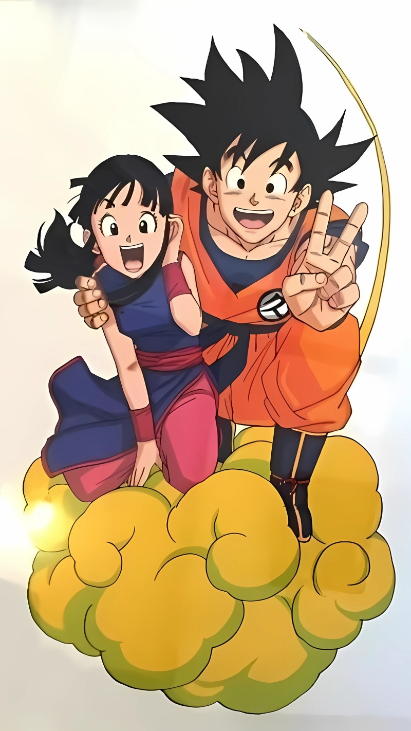 Ảnh nền couple Songoku 4K