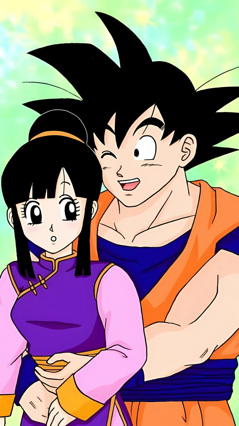 Ảnh nền couple Songoku dễ thương