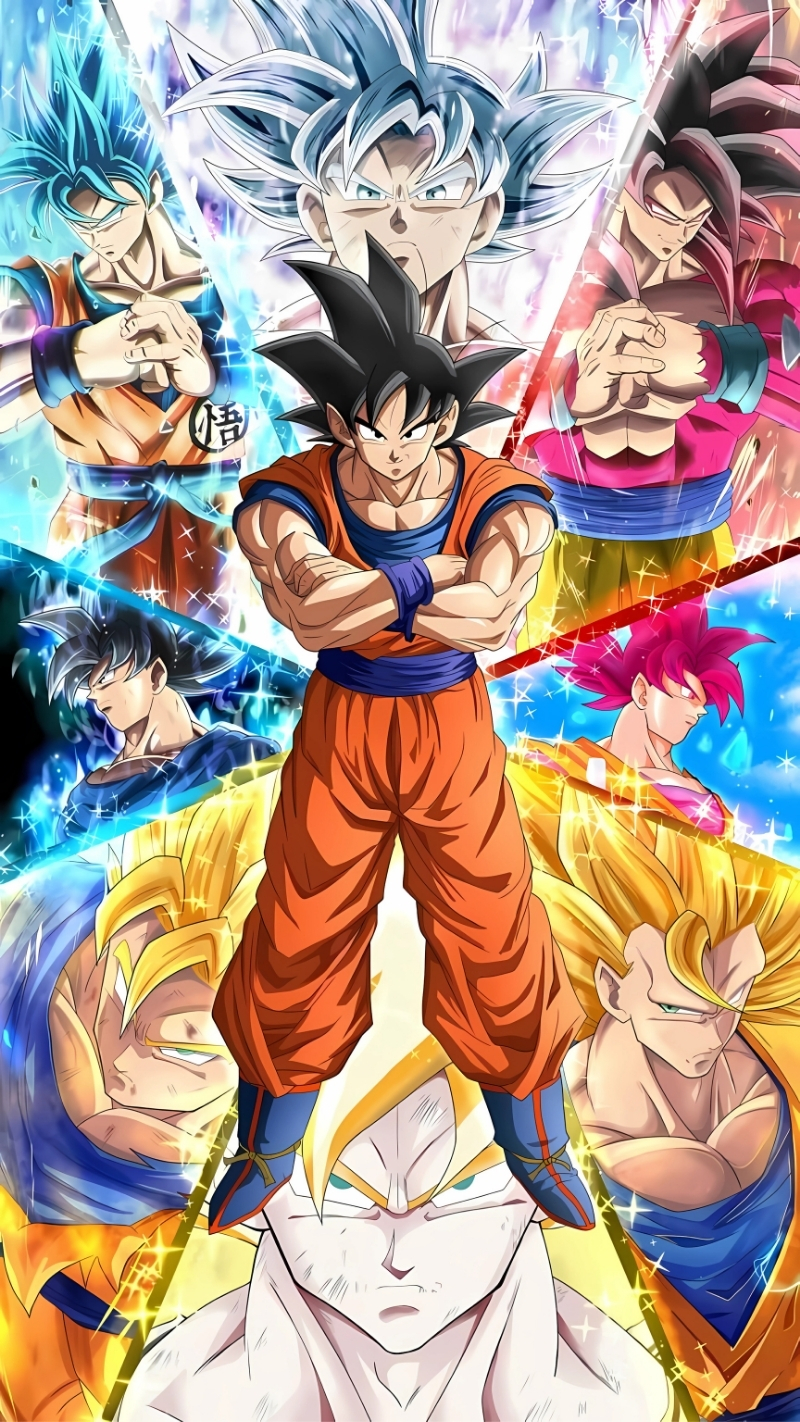 Bộ sưu tập hình nền Songoku cấp 1000