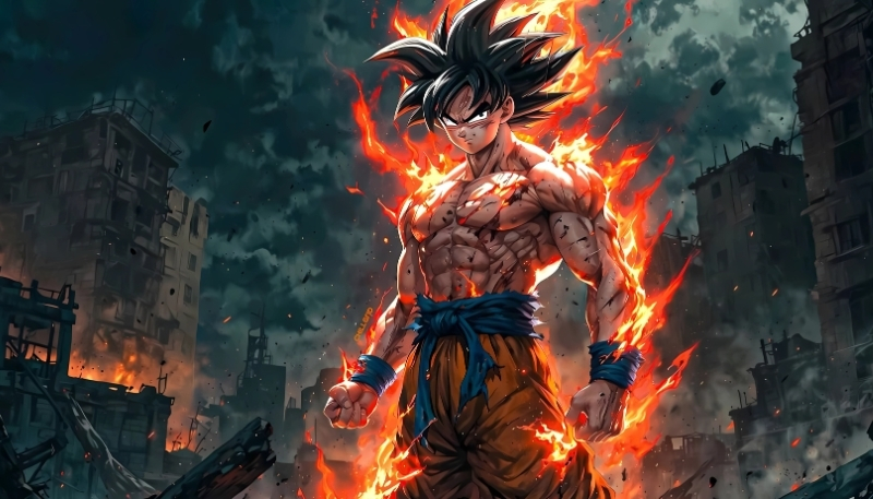 Wallpaper Songoku Full HD chất lượng cao